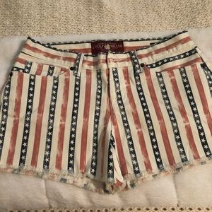 Lucky Brand American Flag shorts